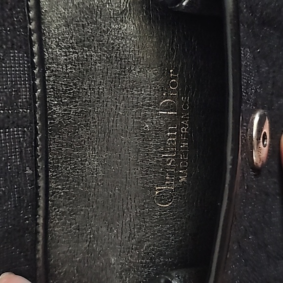 Christian Dior Monogram Pouch, Vintange. 4"x 3.5" - Picture 4 of 5